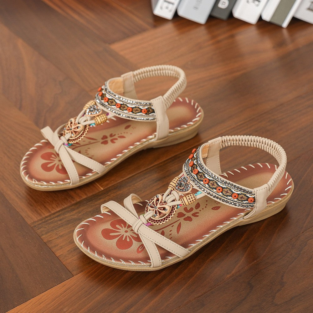 Women's Boho Beaded Sandals