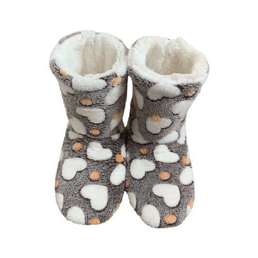 Women's Fuzzy Boot Slippers