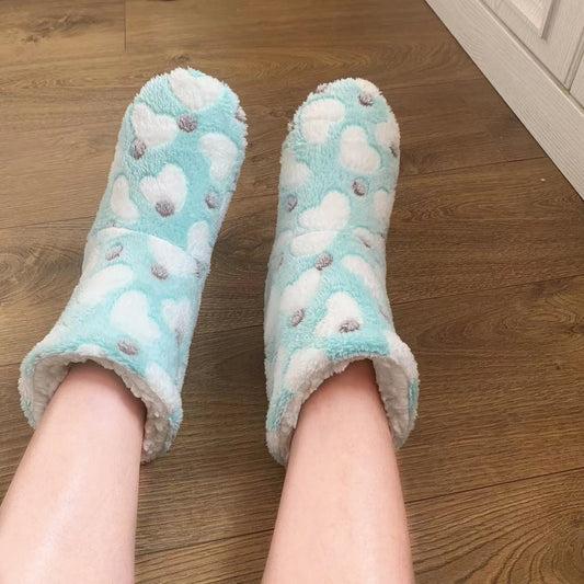Women's Fuzzy Boot Slippers
