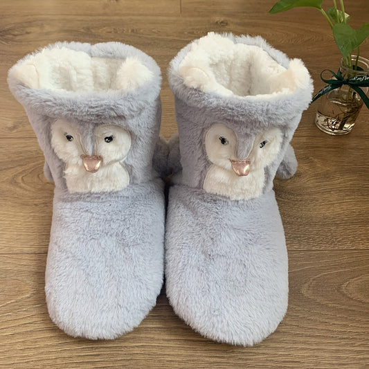 Women's Winter Warm Fuzzy Slipper Booties