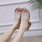 Slide Platform Block Heel Sandals for Women