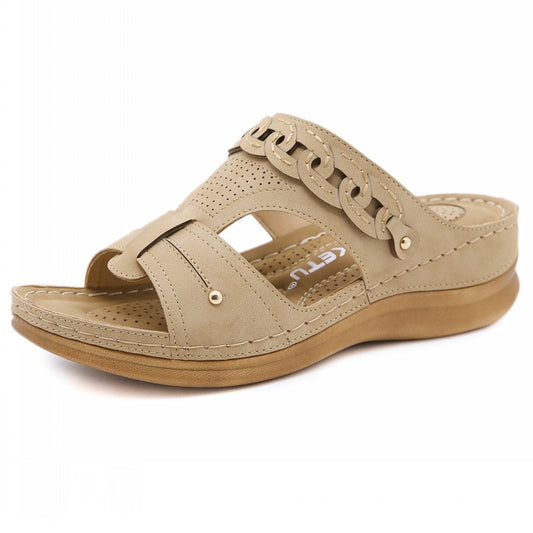 Women's Wedge Platform Sandals for Wide Feet