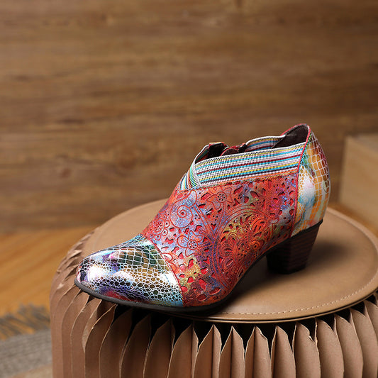 Handmade Colorful Cozy Pumps