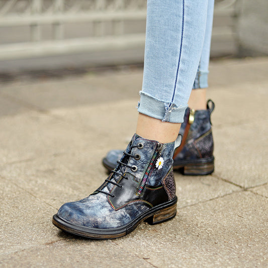 Genuine Leather Vintage Boots