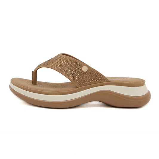 SIKETU | Leisure Platform Wedge Flip Flops With Beads