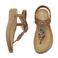 SIKETU | Bohemian Crystal Flip Flop Sandals