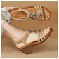 SIKETU | Bohemian Rhinestones Wedge Heel Sandals