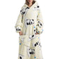 Extra Long Hooded Wearable Blanket