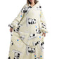 Extra Long Hooded Wearable Blanket