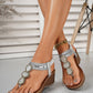 Ladies Boho Festival Wedge Sandals