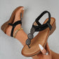 Ladies Boho Festival Wedge Sandals
