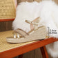 Ladies Fashion Strap Platform Wedge Sandals