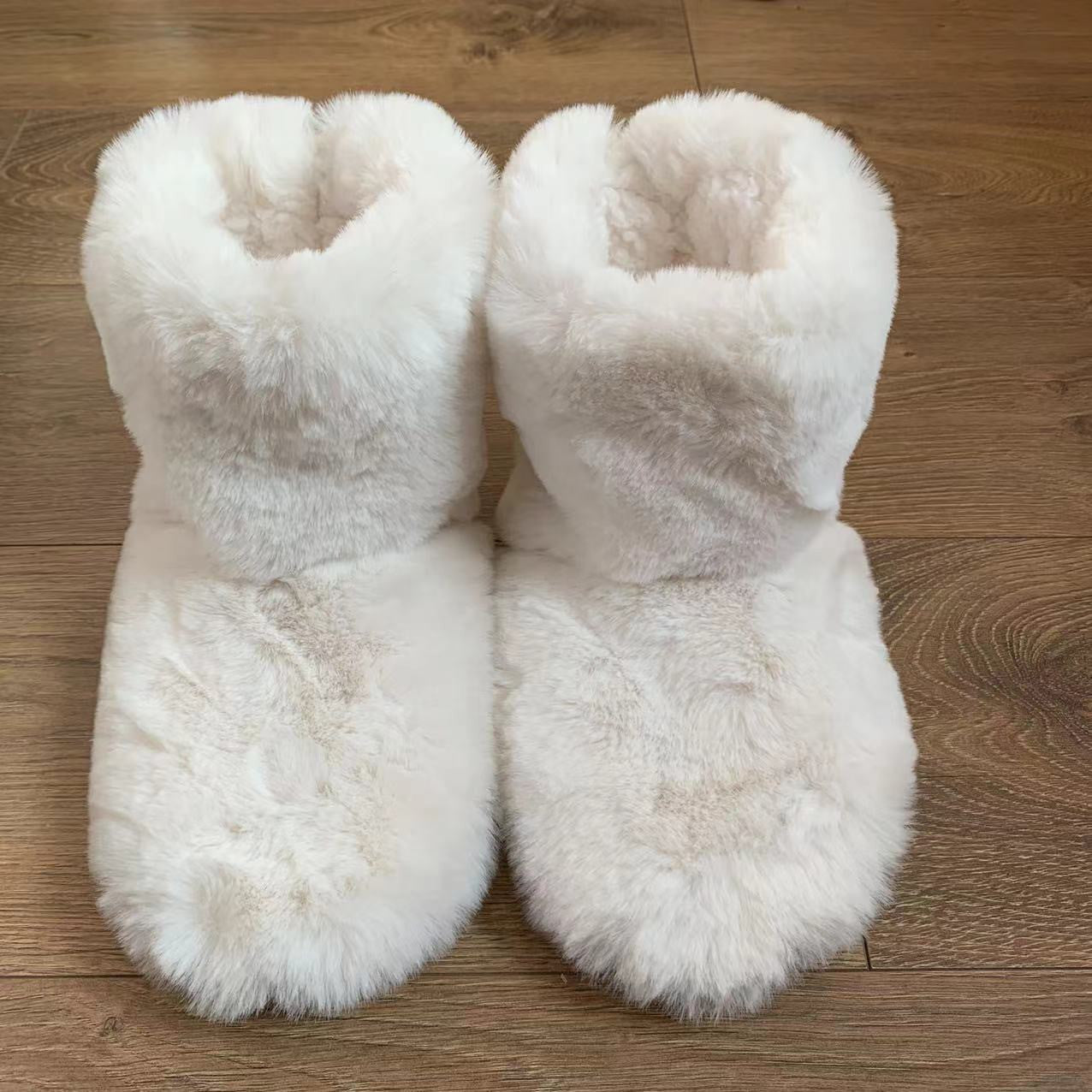 Fluffy house shoes deals