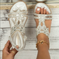 Women's Flowers Rhinestones Bohemian Sandals