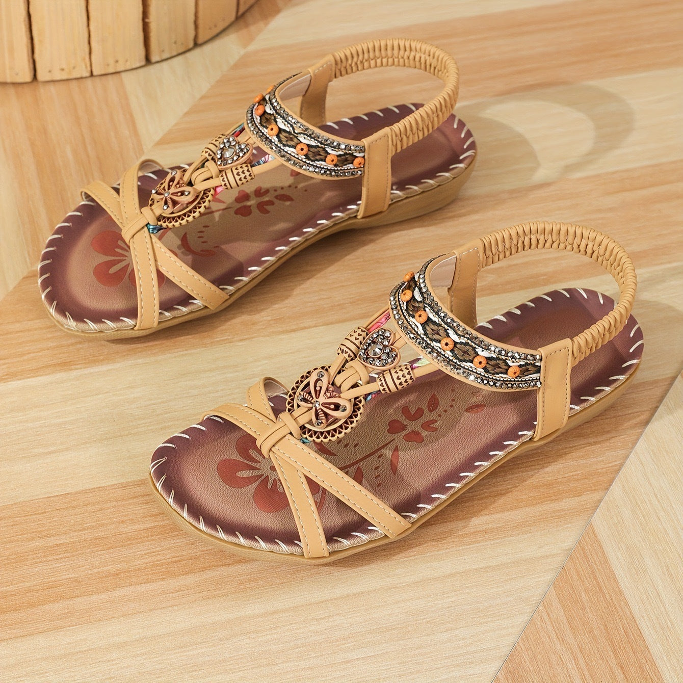 Women's Boho Beaded Sandals