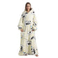 Extra Long Hooded Wearable Blanket