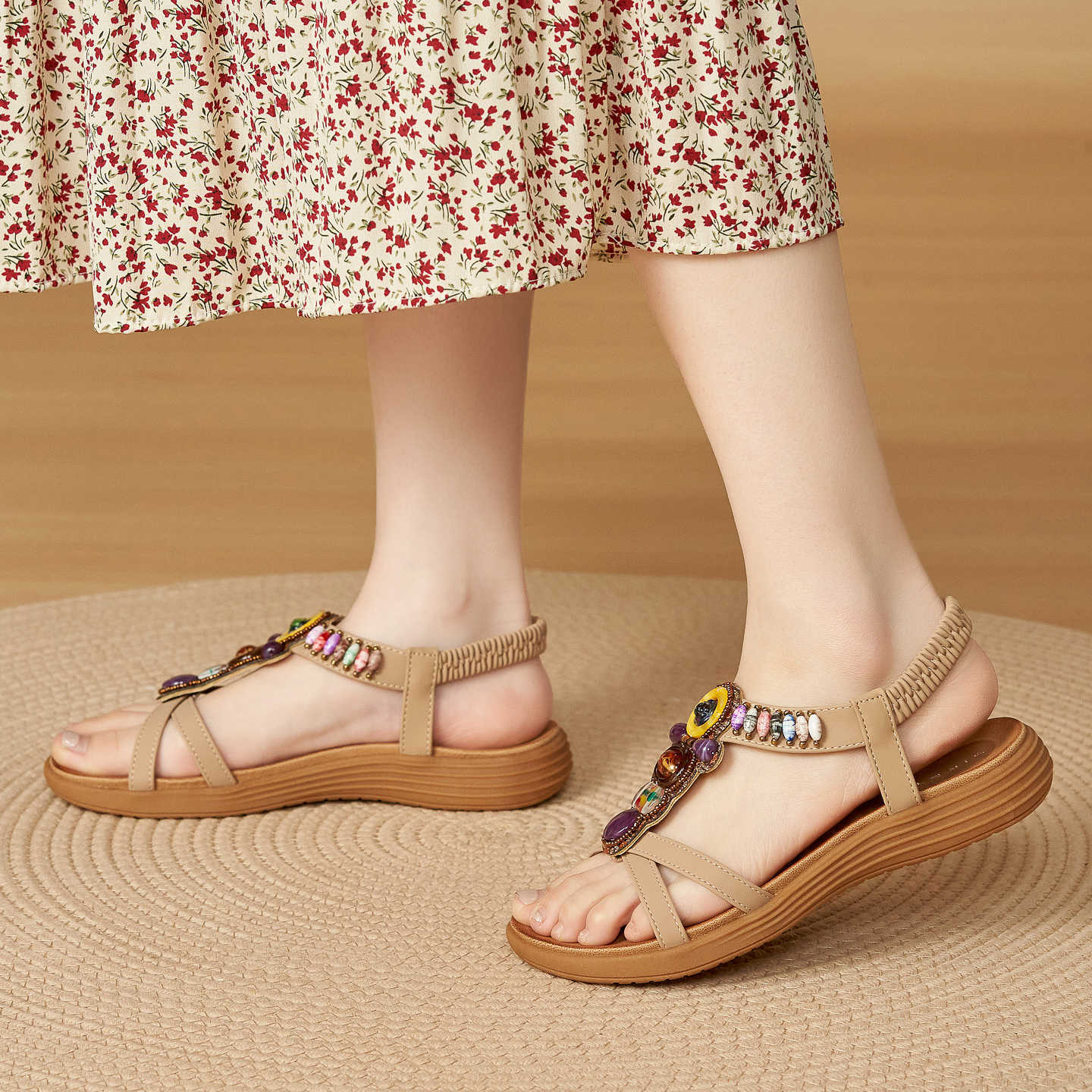 SIKETU | Comfortable Bohemian Walking Sandals