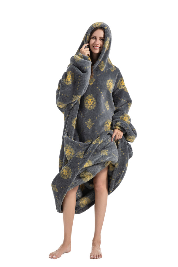 Super Warm and Cozy Giant Hooded Blanket