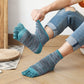 Toe Socks Ladies Five Finger Socks Cotton Sports Running Socks, 5 Pairs
