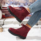 Women's Snow Boots Lightweight Lace-Up Warm Winter Footwear