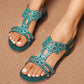 Women's Flowers Rhinestones Bohemian Sandals