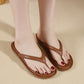 SIKETU | Women's Minimalist Leather Flip Flop