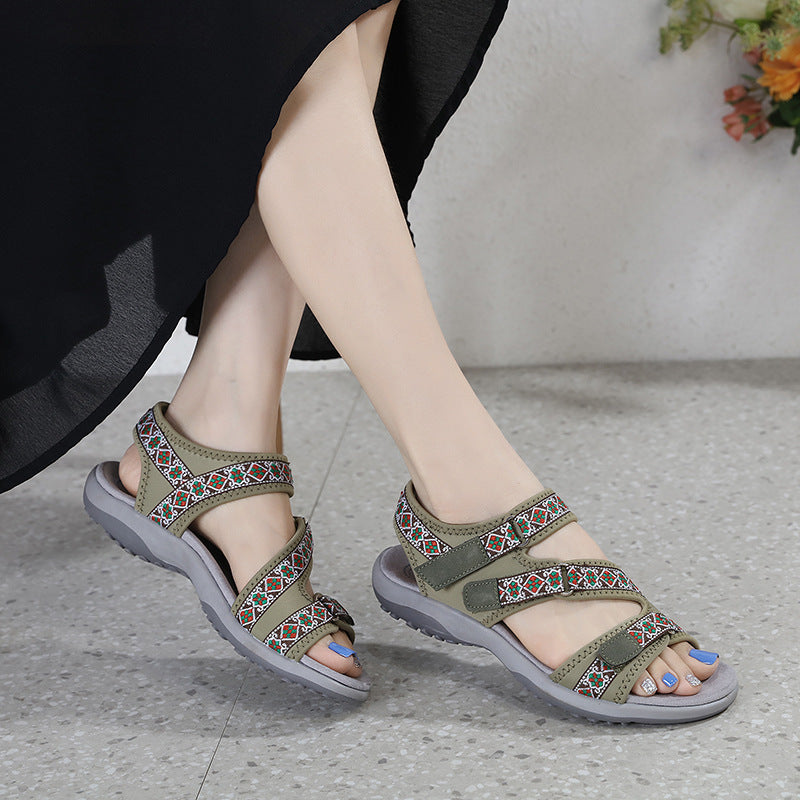 SIKETU | Women's Multi Floral Sports Sandals