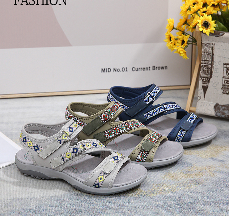 SIKETU | Women's Multi Floral Sports Sandals