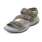 SIKETU | Women's Multi Floral Sports Sandals
