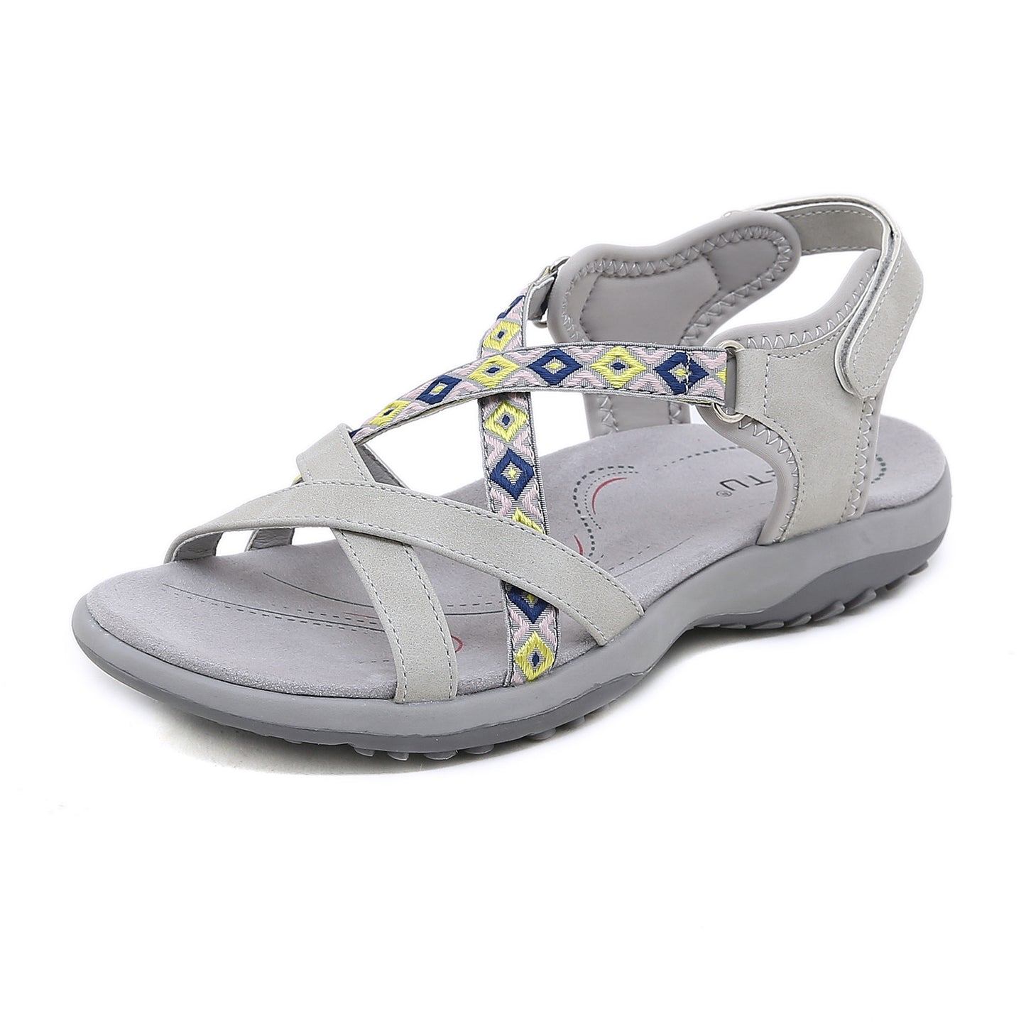 Criss Cross Straps Walking Sandals For Women