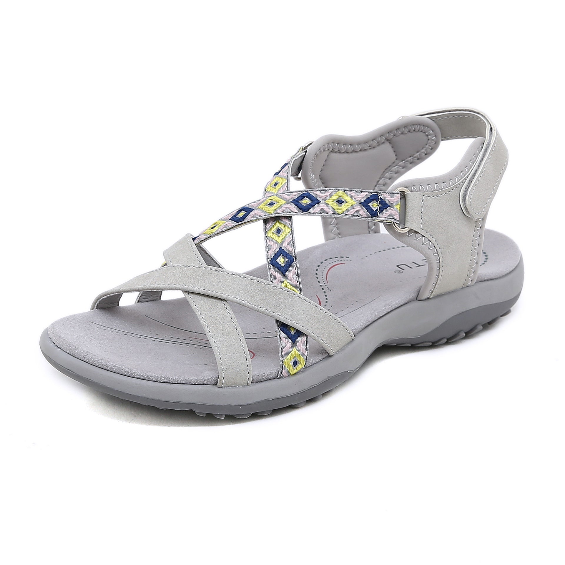 Criss Cross Straps Walking Sandals For Women
