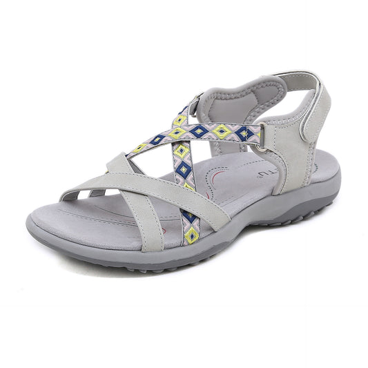Criss Cross Straps Walking Sandals For Women