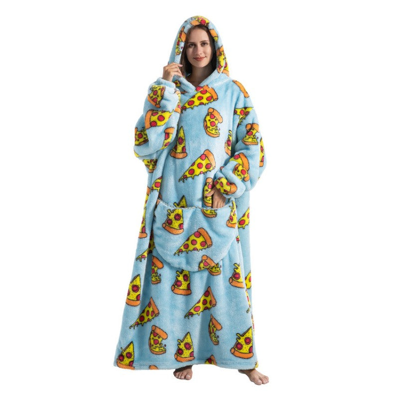Fleece Extra Long Wearable Blankets for Women