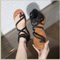 SIKETU | Strappy Flip Flops Closed Heel Gladiator Sandals