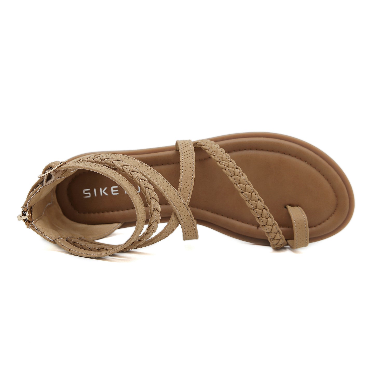 SIKETU | Strappy Flip Flops Closed Heel Gladiator Sandals