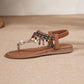 Women's Boho Beads Decorated Sandals
