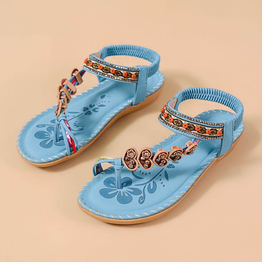 Women's Vintage Boho Beaded Sandals