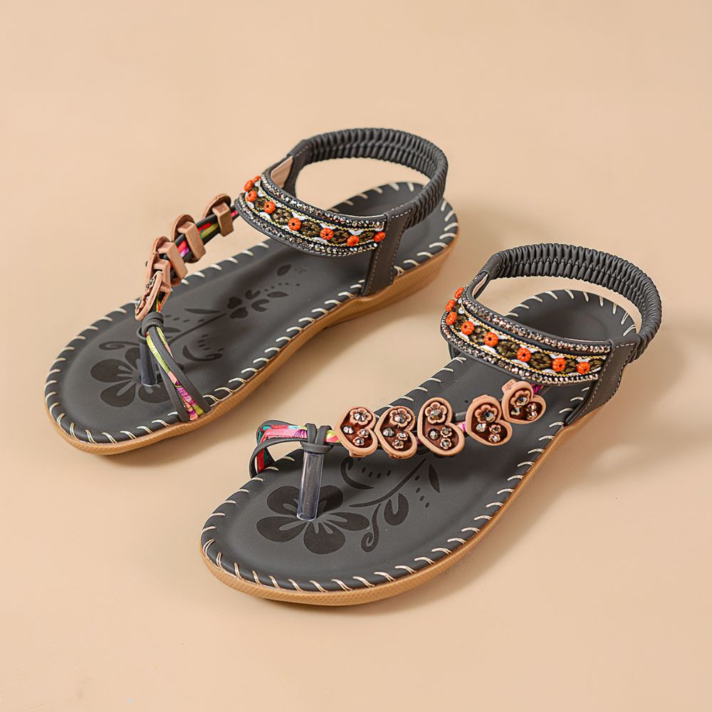 Women's Vintage Boho Beaded Sandals