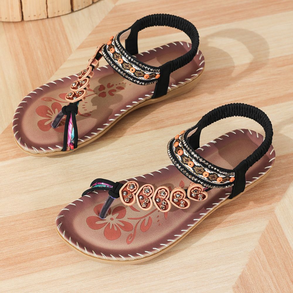 Women's Vintage Boho Beaded Sandals