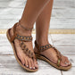 Women's Vintage Boho Beaded Sandals