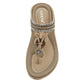 SIKETU | Bohemian Flip Flops With Beads and Rhinestones