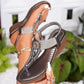 Women's Fashion Wedge Thong Sandals