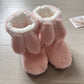 Women's Slipper Boots Fluffy Bunny Indoor House Shoes