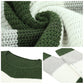 Color Block Striped Round Neck Knit Jumper Sweater