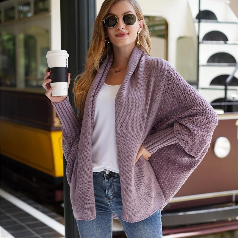 Loose Knitted Sweater Outwear