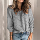 Women's Crochet Knit Pullover Sweaters