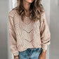 Women's Crochet Knit Pullover Sweaters