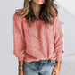 Women's Crochet Knit Pullover Sweaters