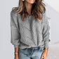 Women's Crochet Knit Pullover Sweaters