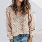 Women's Crochet Knit Pullover Sweaters